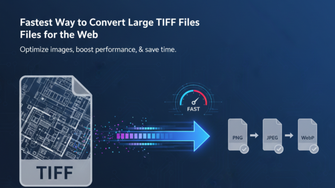 The Fastest Way to Convert Large TIFF Files into Web Friendly Formats