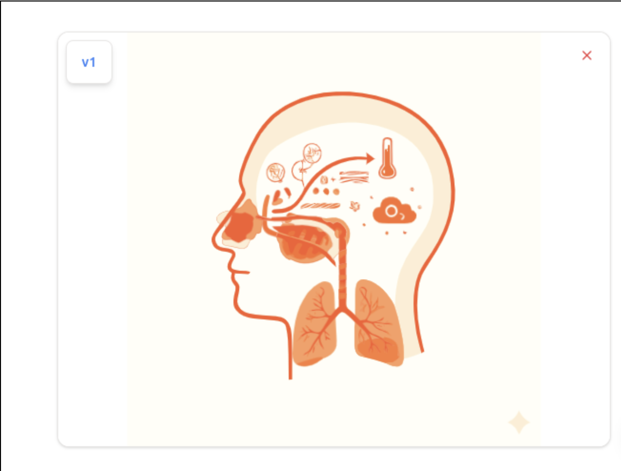 Step 2: Color changes applied